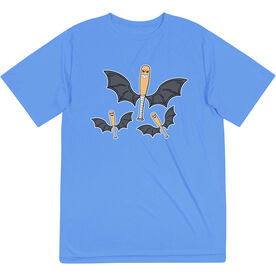 Baseball Short Sleeve Performance Tee - It's Bats
