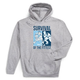 Hockey Hooded Sweatshirt - Survival of the Fittest