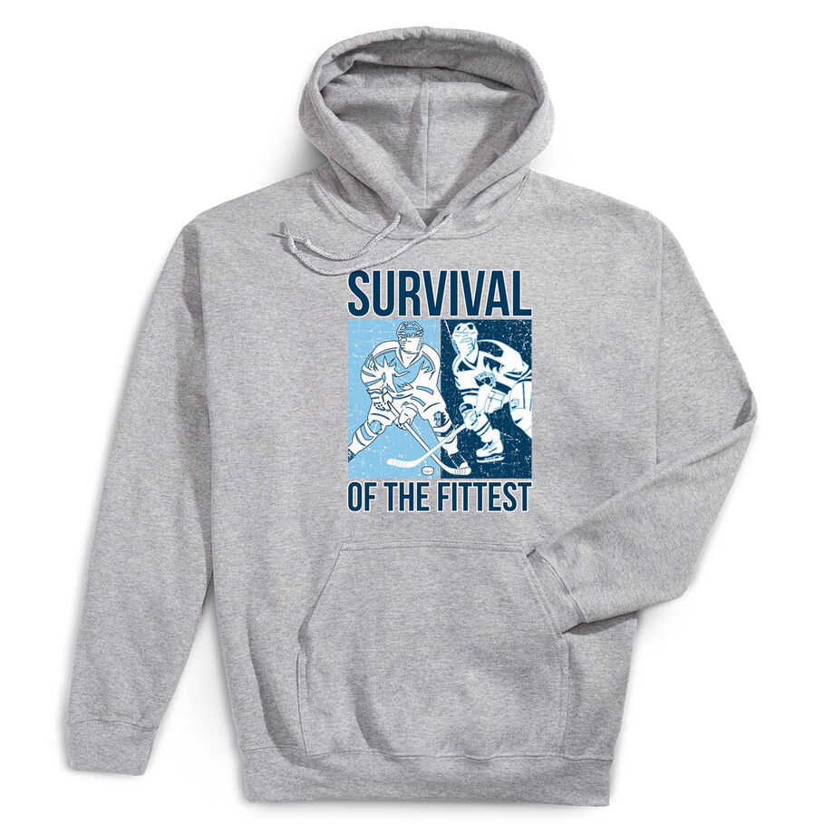 Hockey Hooded Sweatshirt - Survival of the Fittest
