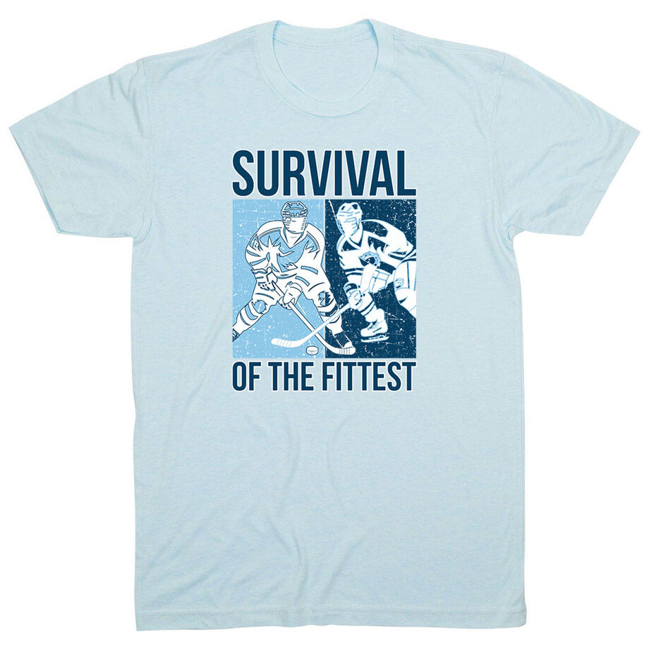 Hockey Short Sleeve T-Shirt - Survival of the Fittest