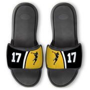 Guys Lacrosse Repwell&reg; Slide Sandals - Personalized Jumpshot