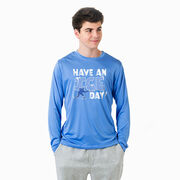 Hockey Long Sleeve Performance Tee - Have An Ice Day