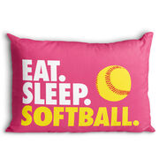 Softball Pillowcase - Eat Sleep Softball