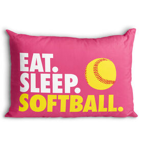 Softball Pillowcase - Eat Sleep Softball