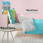 Volleyball Wood Words