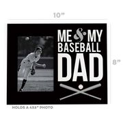 Baseball Photo Frame - Me & My Baseball Dad