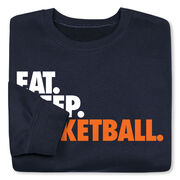 Basketball Crewneck Sweatshirt - Eat Sleep Basketball