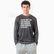Lacrosse Long Sleeve Performance Tee - All Weekend Lacrosse