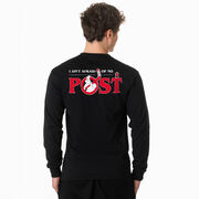 Hockey Tshirt Long Sleeve - Ain't Afraid of No Post (Back Design)
