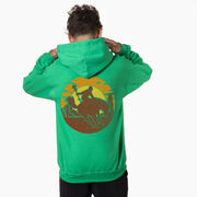 Guys Lacrosse Hooded Sweatshirt - Giddy-Up (Back Design)