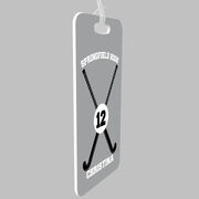 Field Hockey Bag/Luggage Tag - Personalized Team Crossed Sticks