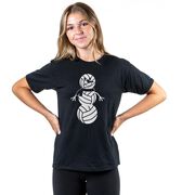 Volleyball Short Sleeve T-Shirt - Volleyball Snowman