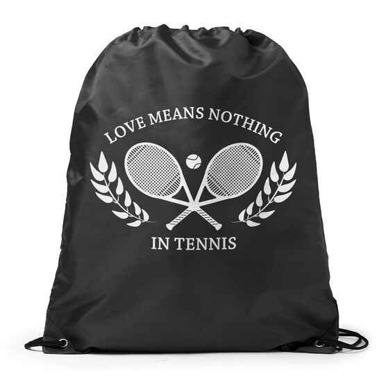 Tennis Drawstring Backpack - Love Means Nothing In Tennis
