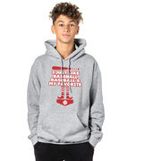 Baseball Hooded Sweatshirt - Baseball's My Favorite