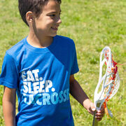 Lacrosse Short Sleeve T-Shirt - Eat. Sleep. Lacrosse.