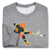 Hockey Crewneck Sweatshirt - Hat-Trick or Treat
