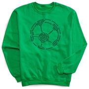 Soccer Crewneck Sweatshirt - Soccer Words