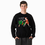 Guys Lacrosse Crewneck Sweatshirt - Checking It Twice Lacrosse