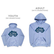 Skiing Hooded Sweatshirt - The Mountains Are Calling