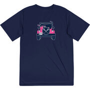 Girls Lacrosse Short Sleeve Performance Tee - Lax Cruiser