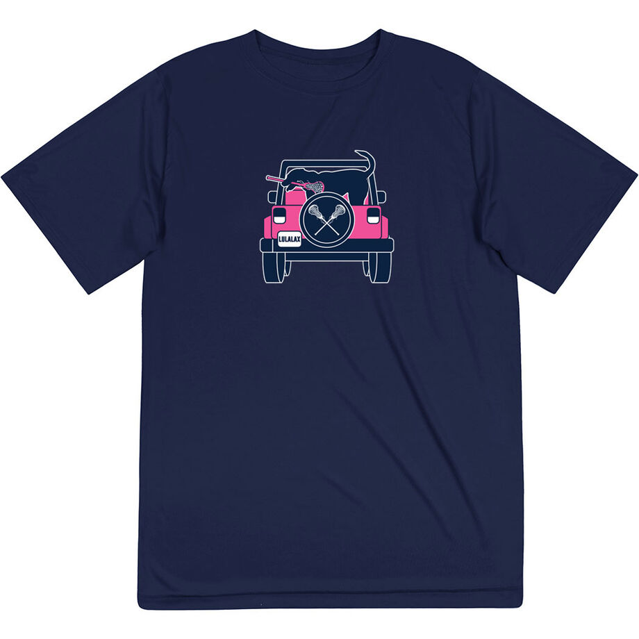 Girls Lacrosse Short Sleeve Performance Tee - Lax Cruiser