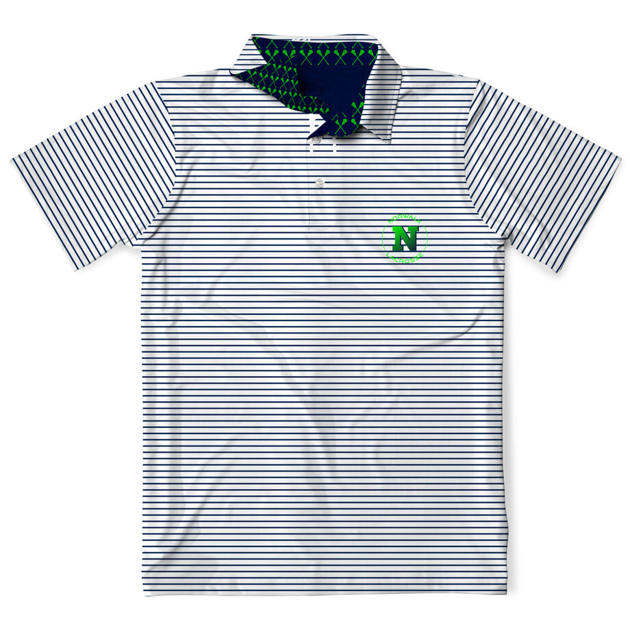 Lacrosse Short Sleeve Polo - Norwalk - Striped