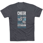 Cheerleading Short Sleeve T-Shirt - Cheerleading Words