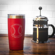 Softball 20 oz. Double Insulated Tumbler - Icon