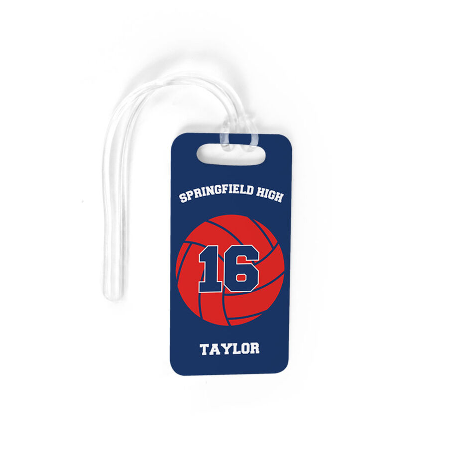 Volleyball Bag/Luggage Tag - Personalized Volleyball Team
