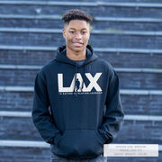 Guys Lacrosse Hooded Sweatshirt - I'd Rather Lax