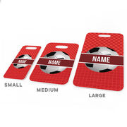 Soccer Bag/Luggage Tag - Personalized 2 Tier Patterns with Soccer Ball