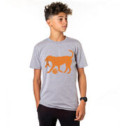 Basketball Tshirt Short Sleeve Baxter The Basketball Dog