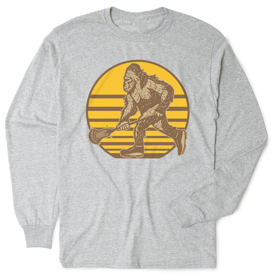 Guys Lacrosse Tshirt Long Sleeve - BigFoot