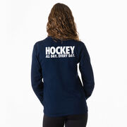 Hockey Tshirt Long Sleeve - All Day Every Day (Back Design)