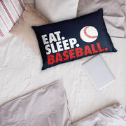 Baseball Pillowcase - Eat Sleep Baseball