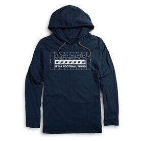 Men's Football Lightweight Hoodie - 24-7 Football