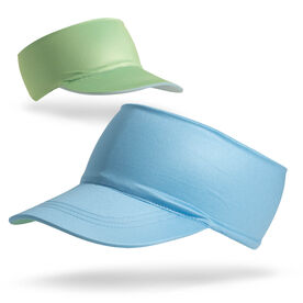 Running Comfort Performance Visor - Carolina Blue & Green