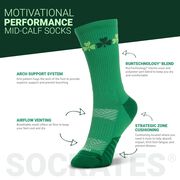 Socrates® Mid-Calf Performance Socks - Lucky