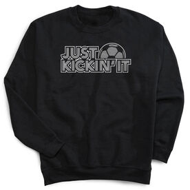 Soccer Crew Neck Sweatshirt - Just Kickin' It