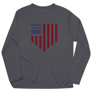 Baseball Long Sleeve Performance Tee - No Place Like Home