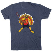 Guys Lacrosse Short Sleeve T-Shirt - Cage Free Turkey Crank Shot