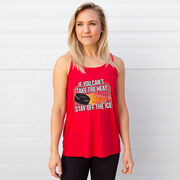 Hockey Flowy Racerback Tank Top - If You Can't Take the Heat