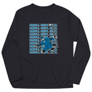 Hockey Long Sleeve Performance Tee - Dangle Snipe Celly Player