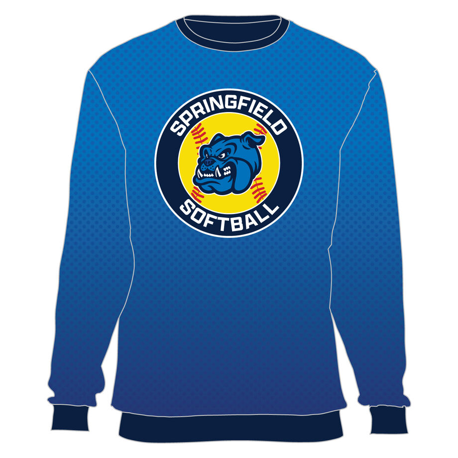 Custom Team Gameday Crewneck Sweatshirt - Softball