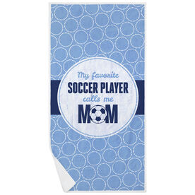 Soccer Premium Beach Towel - My Favorite Player