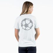 Soccer Short Sleeve T-Shirt - Soccer Words (Back Design)