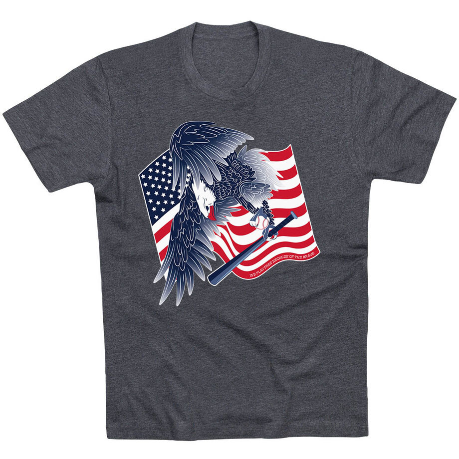 Baseball Short Sleeve T-Shirt - Baseball Eagle