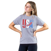 Soccer T-Shirt Short Sleeve - USA Patriotic