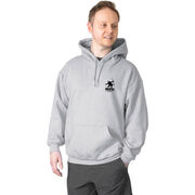 Hockey Hooded Sweatshirt - Hockey Dad Sticks (Back Design)