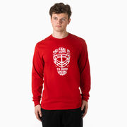 Hockey Tshirt Long Sleeve - My Goal Is To Deny Yours Goalie Mask